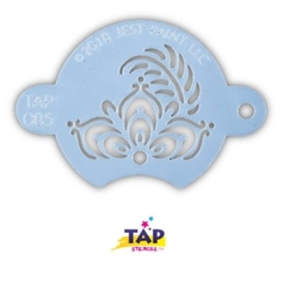 TAP Stencil 085 Henna Fancy Flower Centerpiece